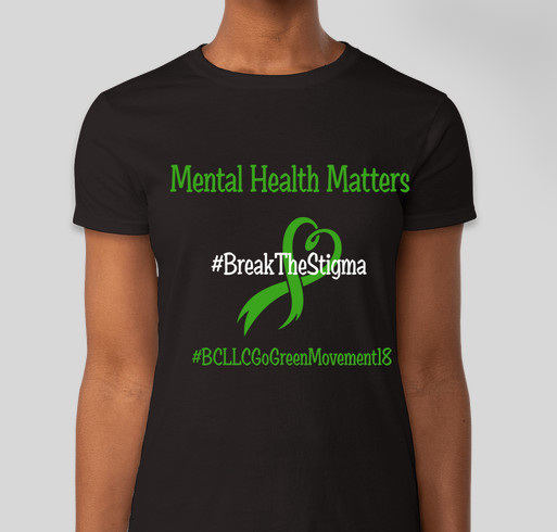 Go Green Movement for Mental Health Awareness Fundraiser - unisex shirt design - front
