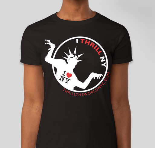 Thrill The World NYC 2014 Fundraiser - unisex shirt design - front