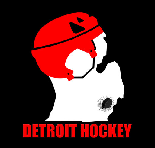 Detroit Hockey Fans shirt design - zoomed