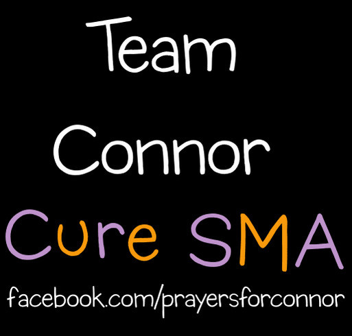 Team Connor Fundraiser shirt design - zoomed