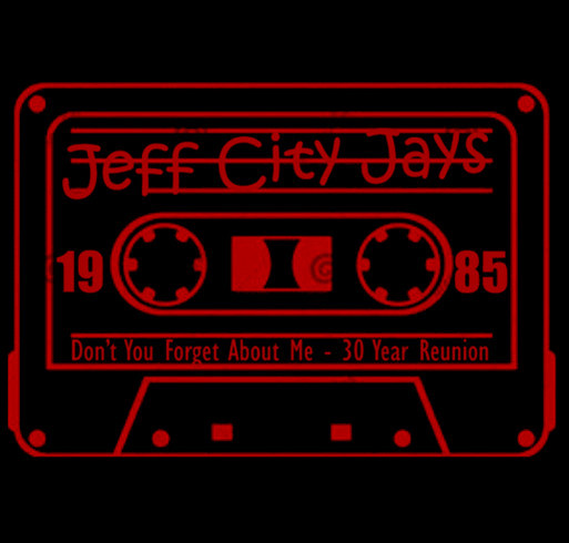 Jeff City Jays 1985 shirt design - zoomed
