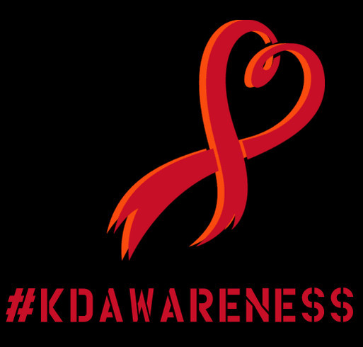 Kawasaki Disease Awareness shirt design - zoomed