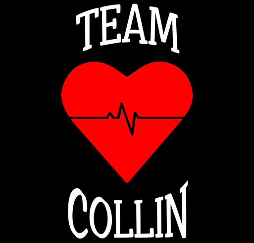 Team Collin shirt design - zoomed