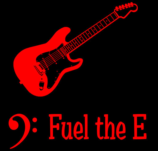 Fuel the E shirt design - zoomed
