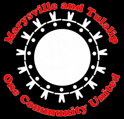 Marysville and Tulalip United #MPStrong - MP Community shirt design - zoomed