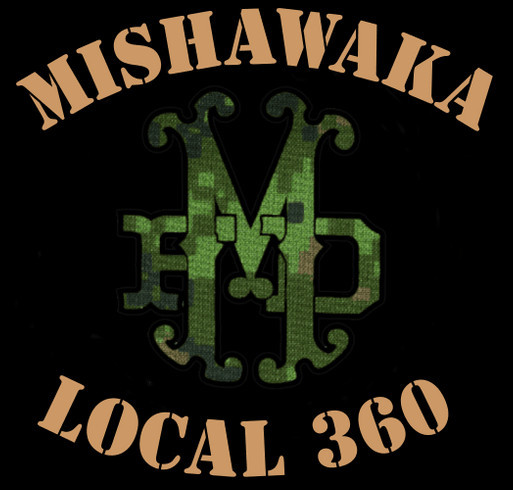 2014 Mishawaka Fire Department Military Appreciation Shirt shirt design - zoomed