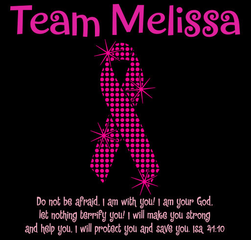 Team Melissa shirt design - zoomed