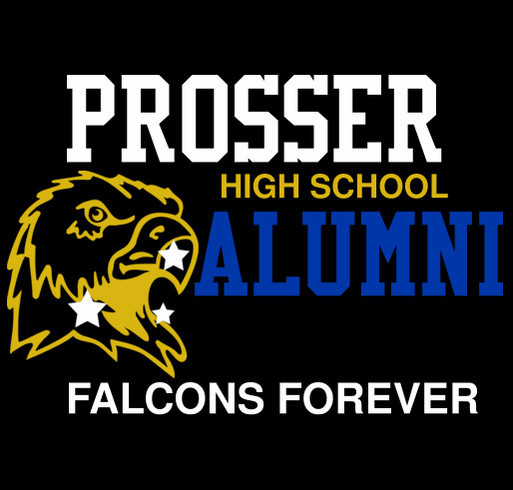Prosser Falcons Alumni shirt design - zoomed
