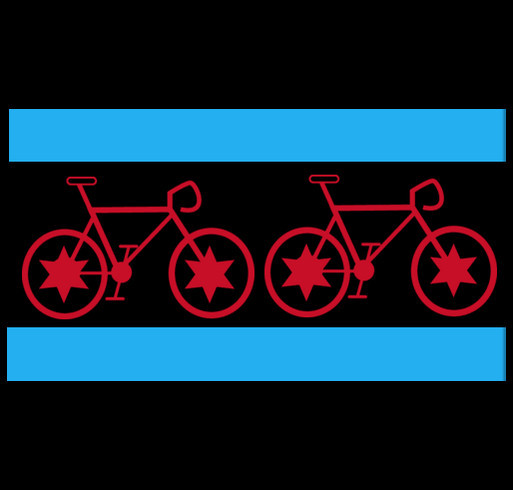 2017 Ride for AIDS Chicago - Help me help others! shirt design - zoomed