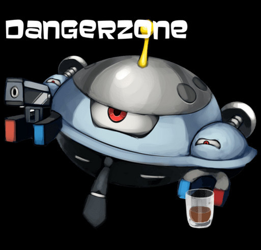 DangerZone shirt design - zoomed