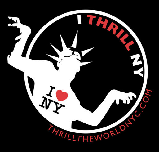 Thrill The World NYC 2014 shirt design - zoomed