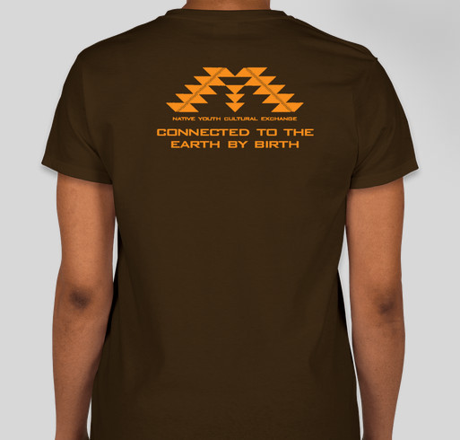 Native Youth Cultural Exchange 2014 Fundraiser - unisex shirt design - back