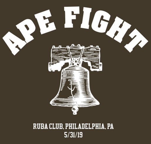 Ape Fight Live at Ruba Club Tshirts shirt design - zoomed
