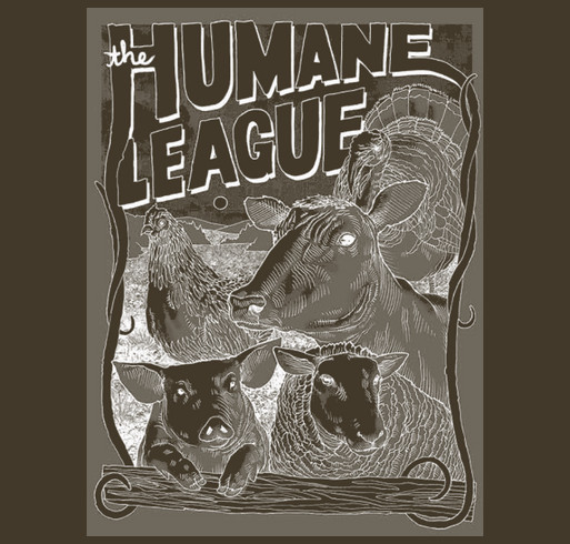 The Humane League shirt design - zoomed