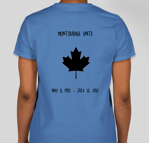 Montourage Unite's Tribute T-Shirt Sale for Chrysalis Fundraiser Fundraiser - unisex shirt design - back