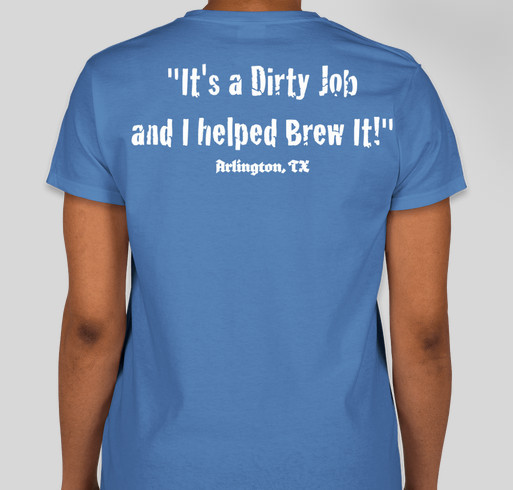 Dirty Job Brewing startup capital fundraiser Fundraiser - unisex shirt design - back
