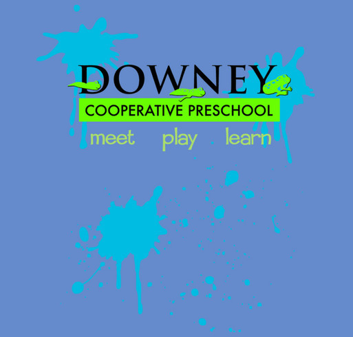 Downey Cooperative Preschool shirt design - zoomed
