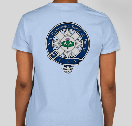 New Hampshire Pipes & Drums Trip to the North American Pipe Band Championships Fundraiser - unisex shirt design - back
