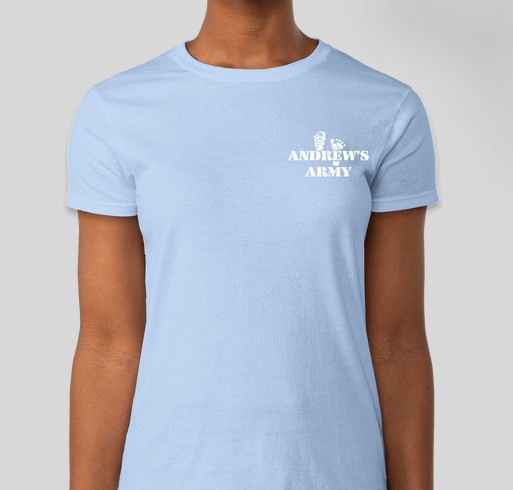 Baby Andrew Fundraiser - unisex shirt design - front