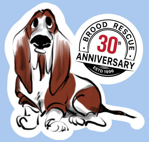 BROOD 30th Anniversary and Ramble shirt design - zoomed
