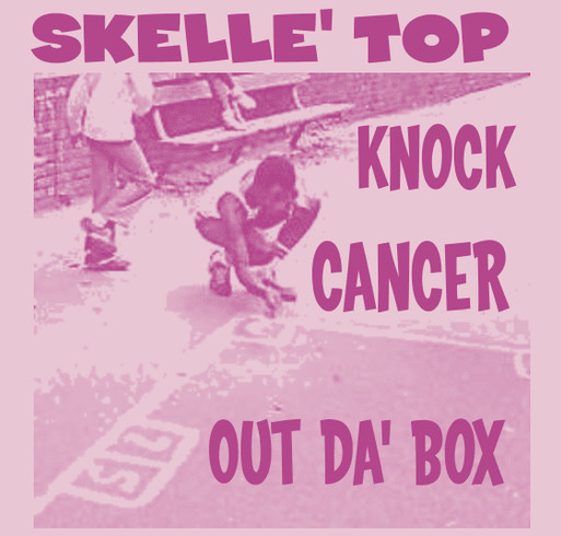 #KnockCancerOutDaBox shirt design - zoomed