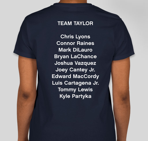 Support CT Elite Team Taylor Fundraiser - unisex shirt design - back