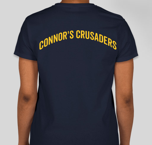 Connor's Crusaders Fundraiser - unisex shirt design - back