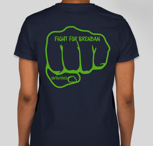 Brendan's Recovery Fundraiser - unisex shirt design - back