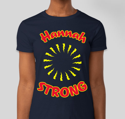 Hannah STRONG Fundraiser - unisex shirt design - front