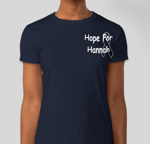 Spreading awareness For Hope For Hannah Fundraiser - unisex shirt design - front