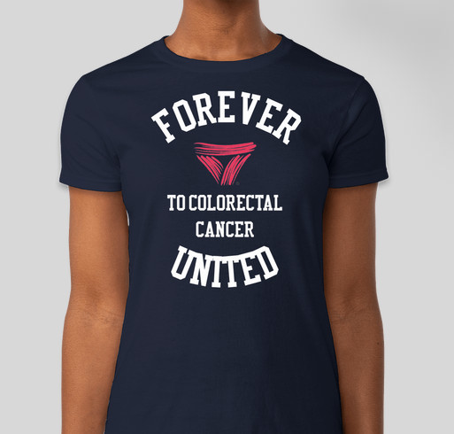 Forever United to Colorectal Cancer walks for awareness campaign Fundraiser - unisex shirt design - front