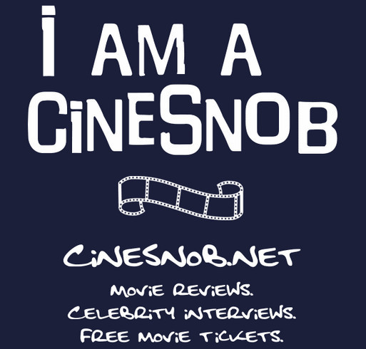CineSnob.net Podcast Fundraiser shirt design - zoomed