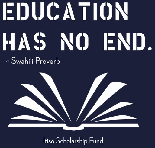 Itiso Scholarship Fund Support shirt design - zoomed