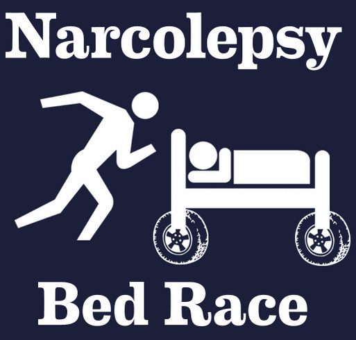 Narcolepsy Bed Race shirt design - zoomed