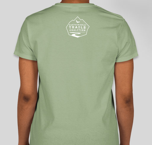 Sustainable Trails Coalition "Human Power" t-shirt Fundraiser - unisex shirt design - back