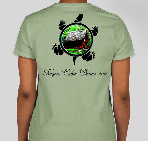 The Rogers Cabin Chimney Fund Fundraiser - unisex shirt design - back