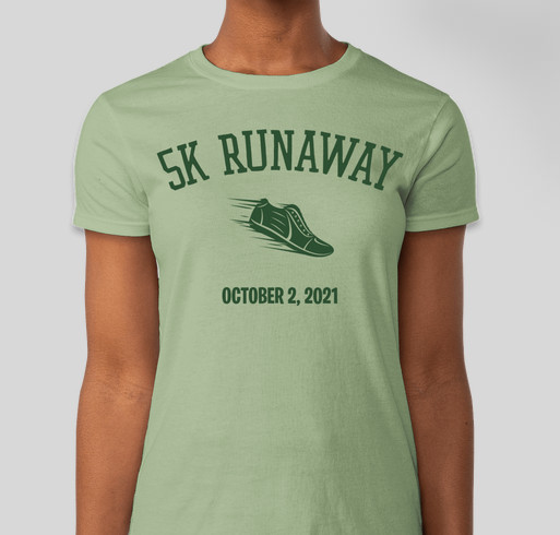 5K Runaway Fundraiser Fundraiser - unisex shirt design - front
