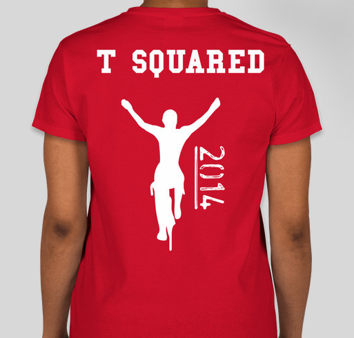 Bike MS 2014 ~ Team T Squared!! Fundraiser - unisex shirt design - back