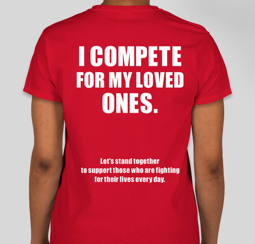 Lift for a Cure Fundraiser - unisex shirt design - back