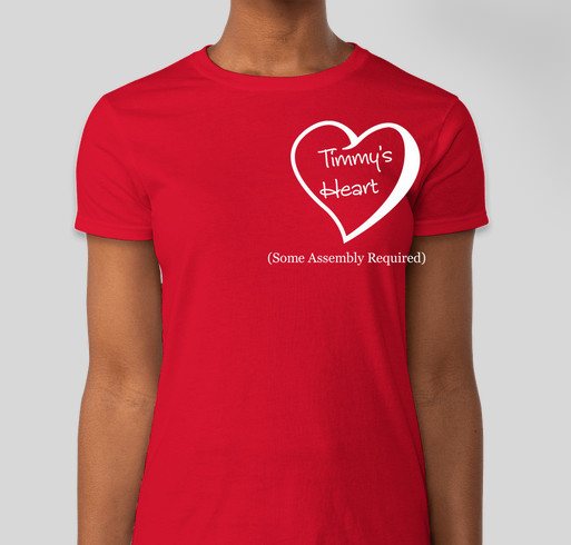 Timmy's Heart T-shirts Fundraiser - unisex shirt design - front