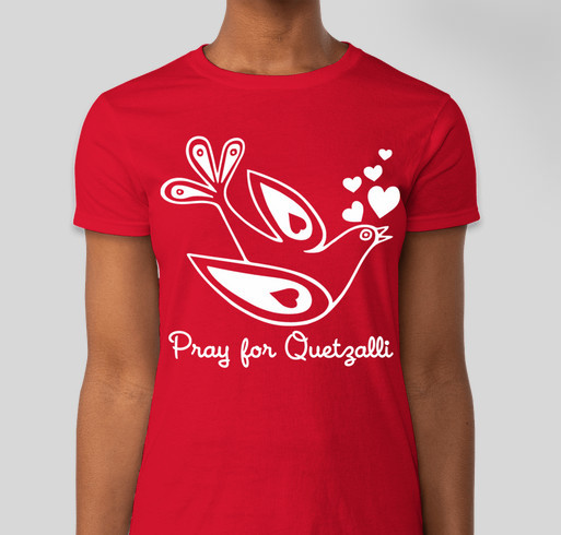 LOVE AND PRAYERS FOR BABY Q Fundraiser - unisex shirt design - front
