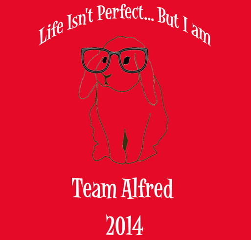 Team Alfred shirt design - zoomed