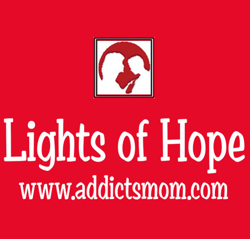 Lights of Hope shirt design - zoomed