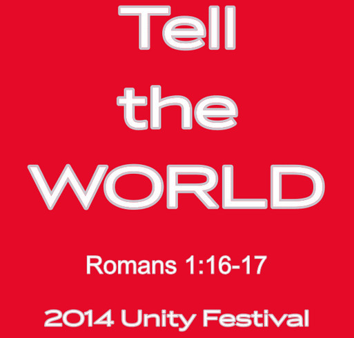 2014 Unity Festival in White Pine, TN shirt design - zoomed