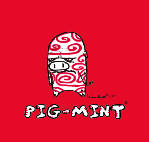 Pig-mint Mintastic Campaign II shirt design - zoomed