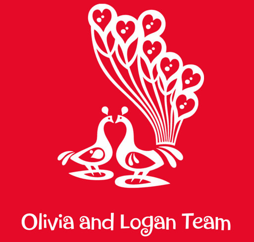 March of Dimes Olivia and Logan Team shirt design - zoomed