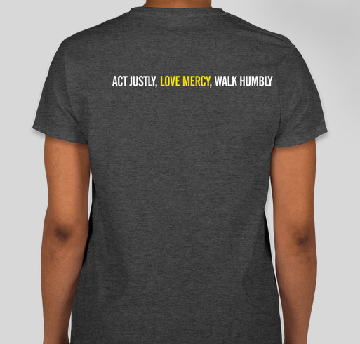 Chasing Mercy: Adopting from South Africa Fundraiser - unisex shirt design - back