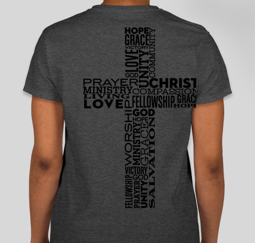 Help the DuBois Family on the Mission Field Fundraiser - unisex shirt design - back