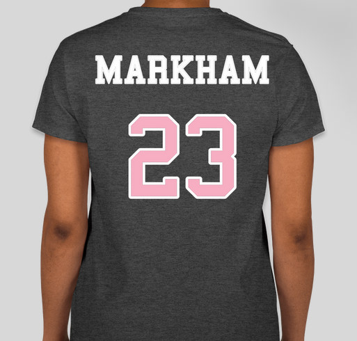 Help support Tracy Markham in her fight! Fundraiser - unisex shirt design - back