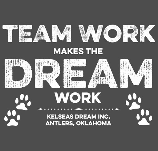 Kelseas Dream Inc. Fundraiser shirt design - zoomed